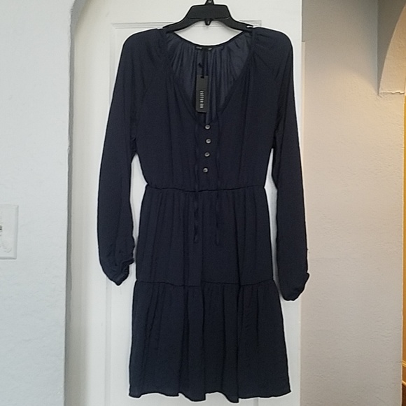 Navy Blue Cotton on dress NWT - Picture 1 of 2